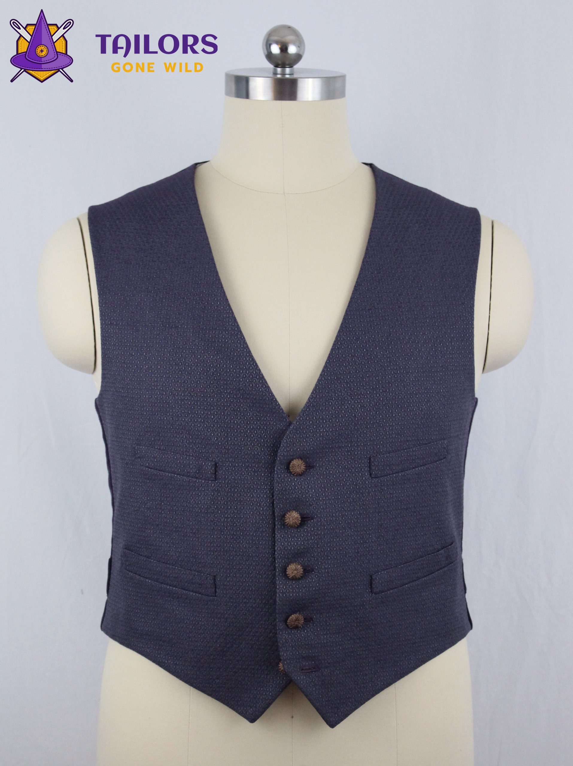 11th Doctor "scales" waistcoat sewing tutorial - Obsessive Costuming Dude