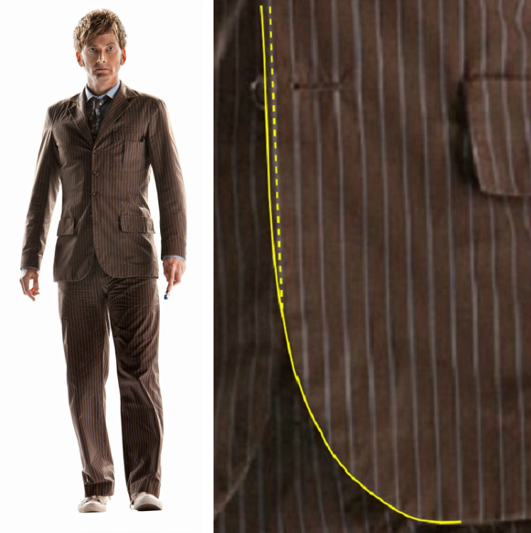 10th Doctor brown suit lower front