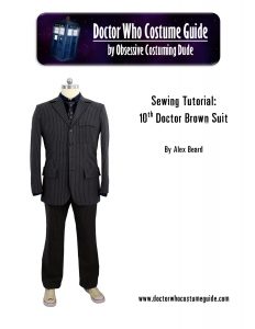 10th Doctor brown suit - sewing tutorial (Obsessive Costuming Dude)