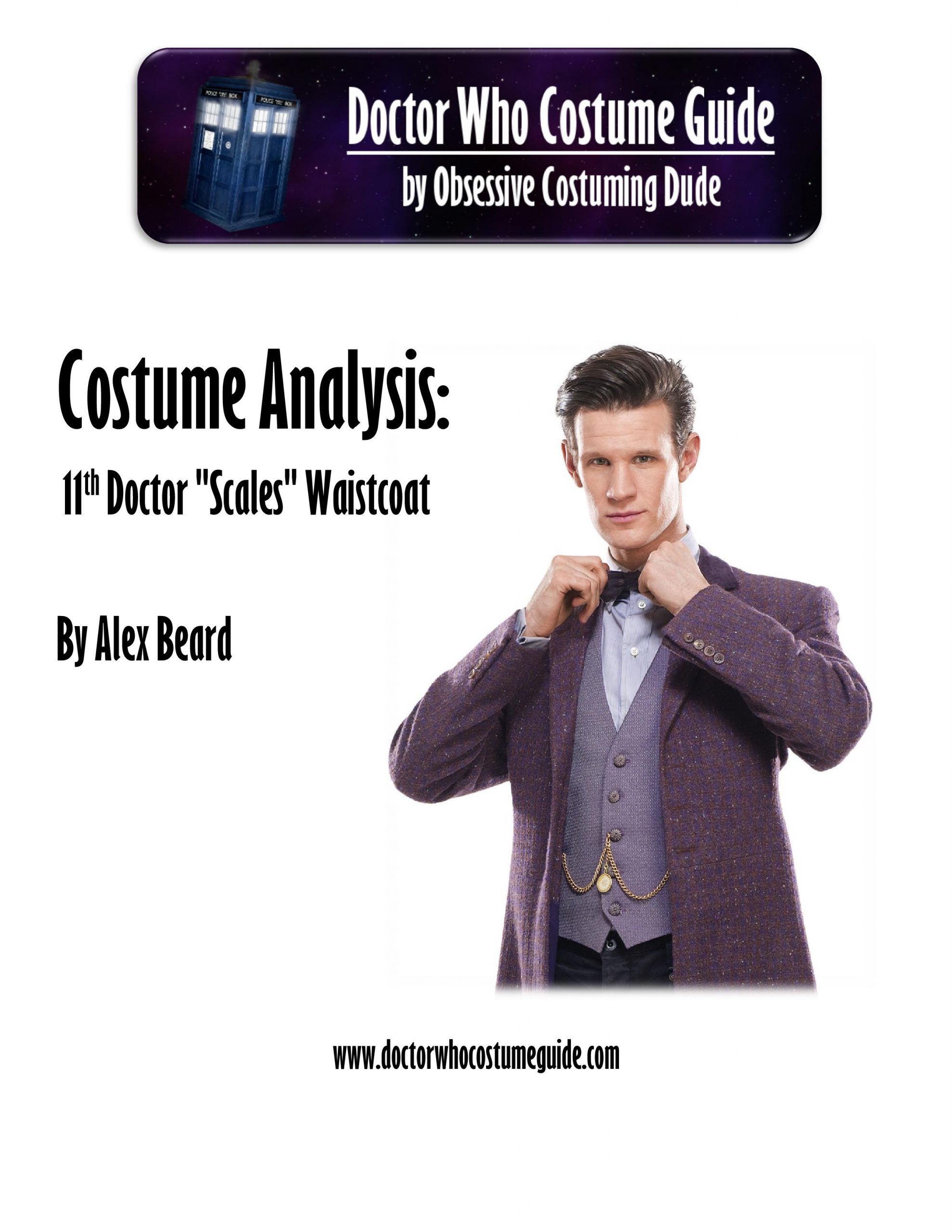 11th Doctor "scales" waistcoat - costume analysis (Obsessive Costuming Dude)