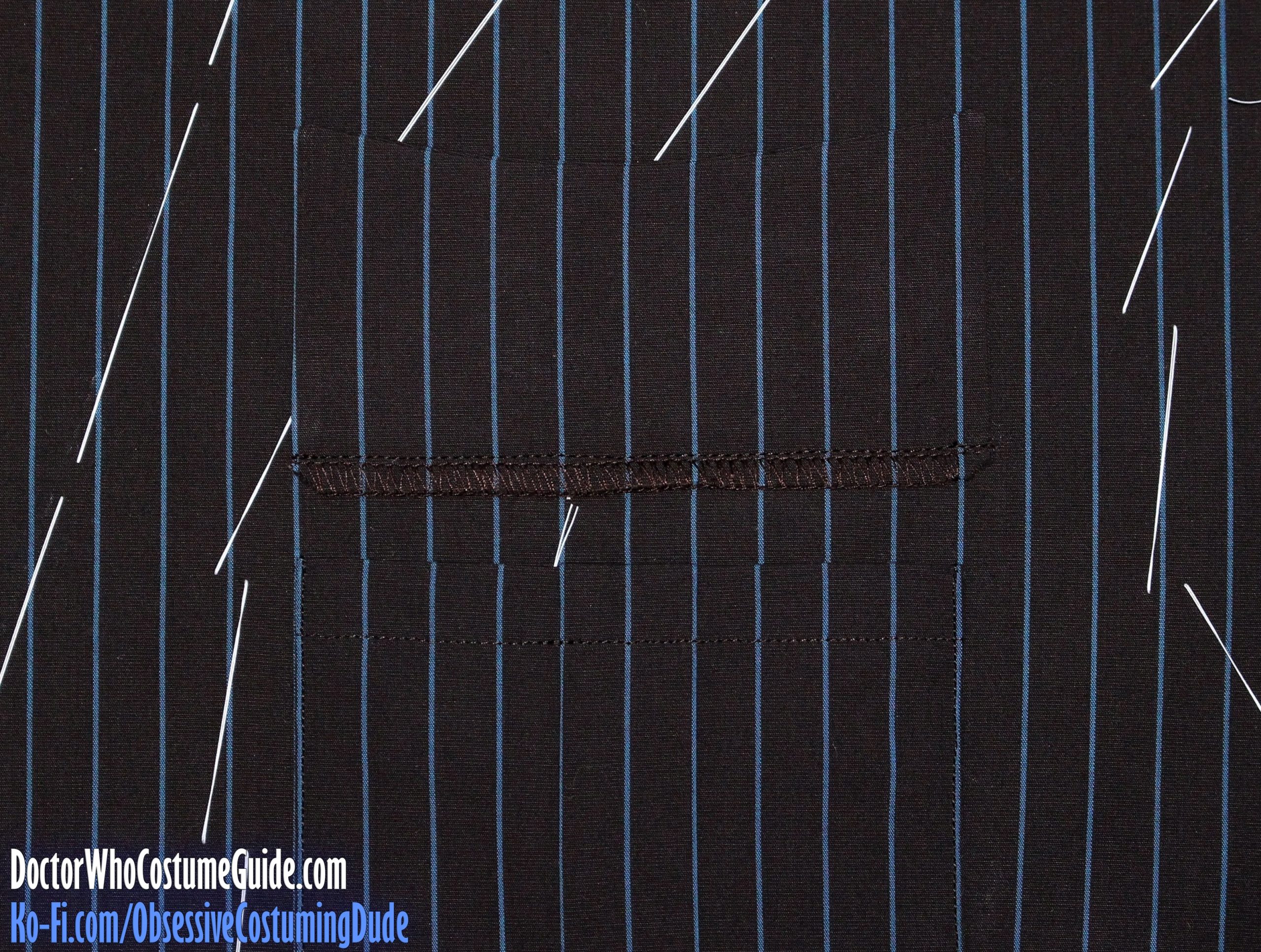 10th Doctor brown suit sewing tutorial