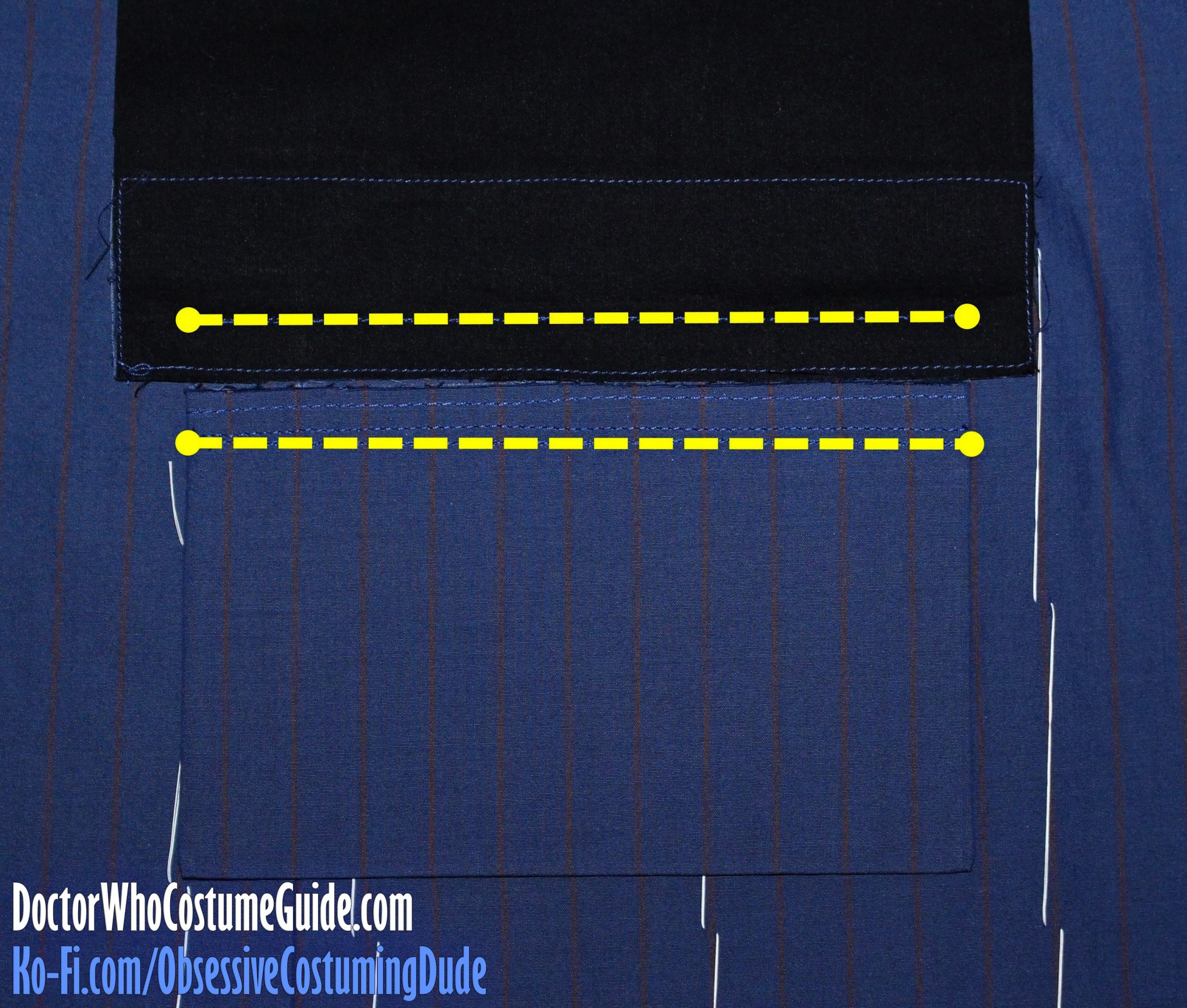 10th Doctor blue suit sewing tutorial