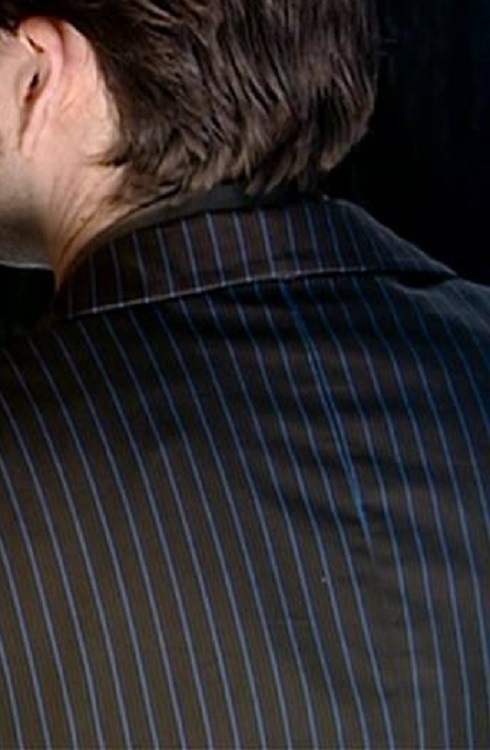 10th Doctor brown suit jacket back