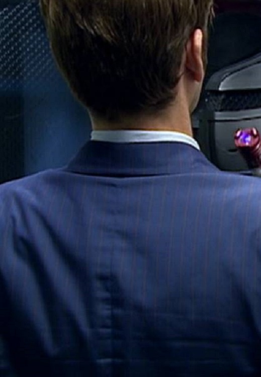 10th Doctor blue suit jacket back