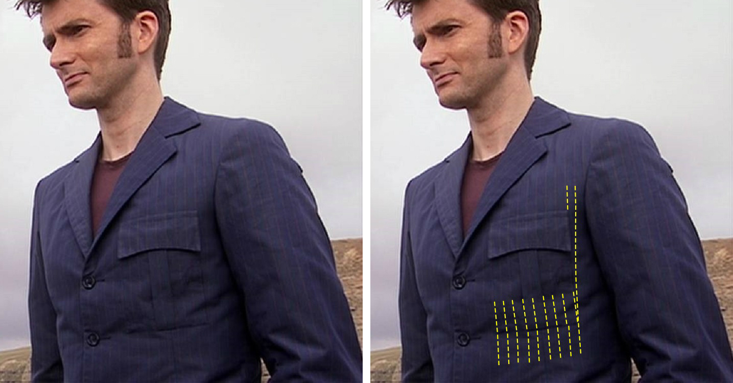 10th Doctor blue suit pocket