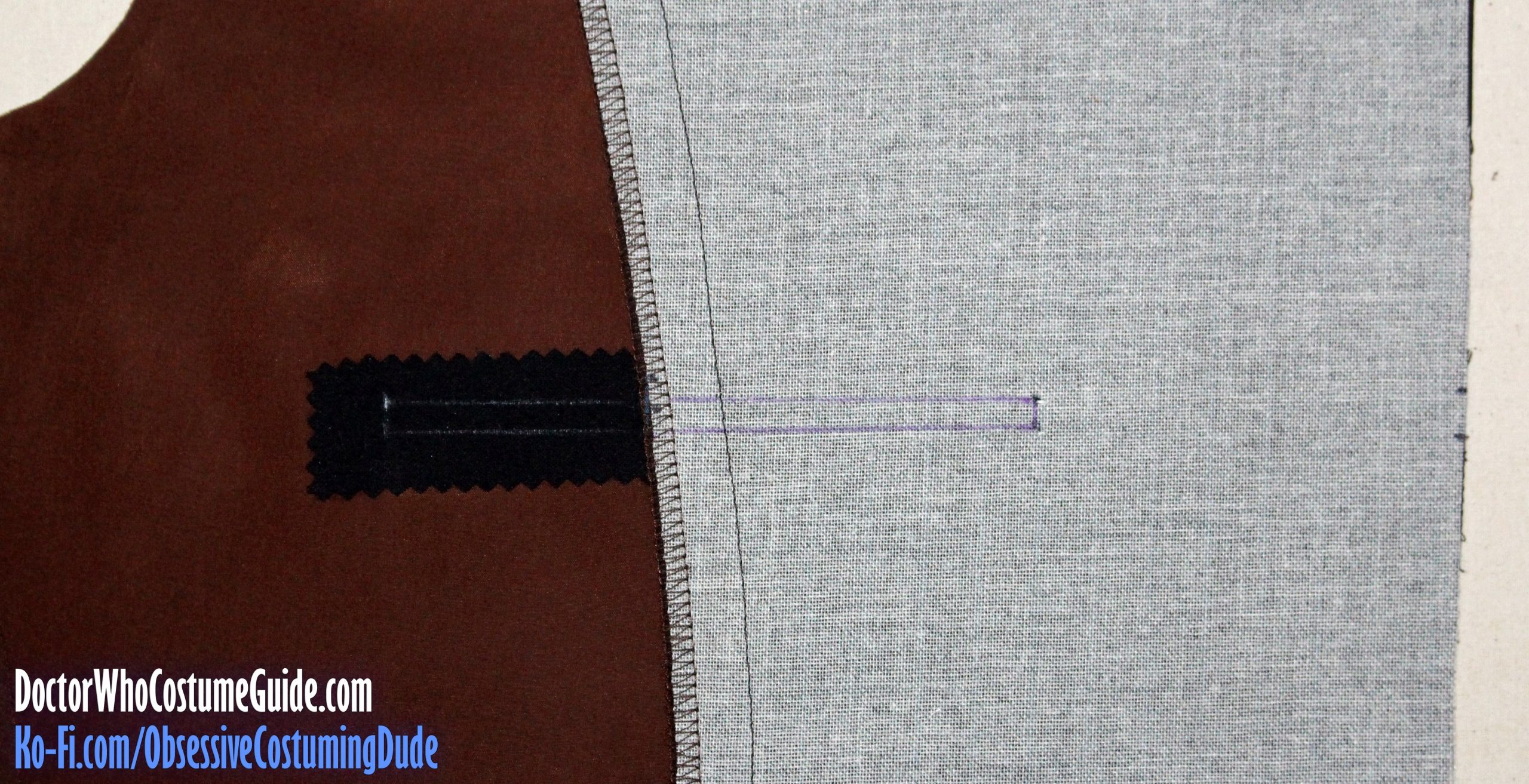 10th Doctor brown suit sewing tutorial - Doctor Who Costume Guide