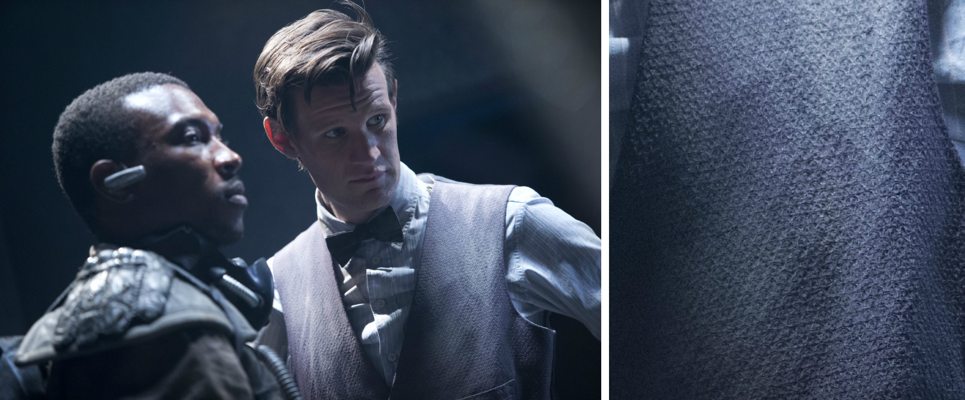 11th Doctor "scales" waistcoat fabric