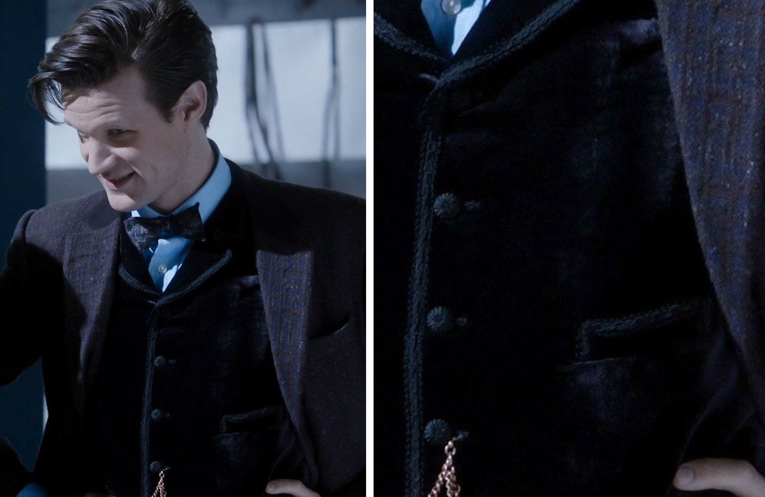 11th Doctor velvet waistcoat fabric