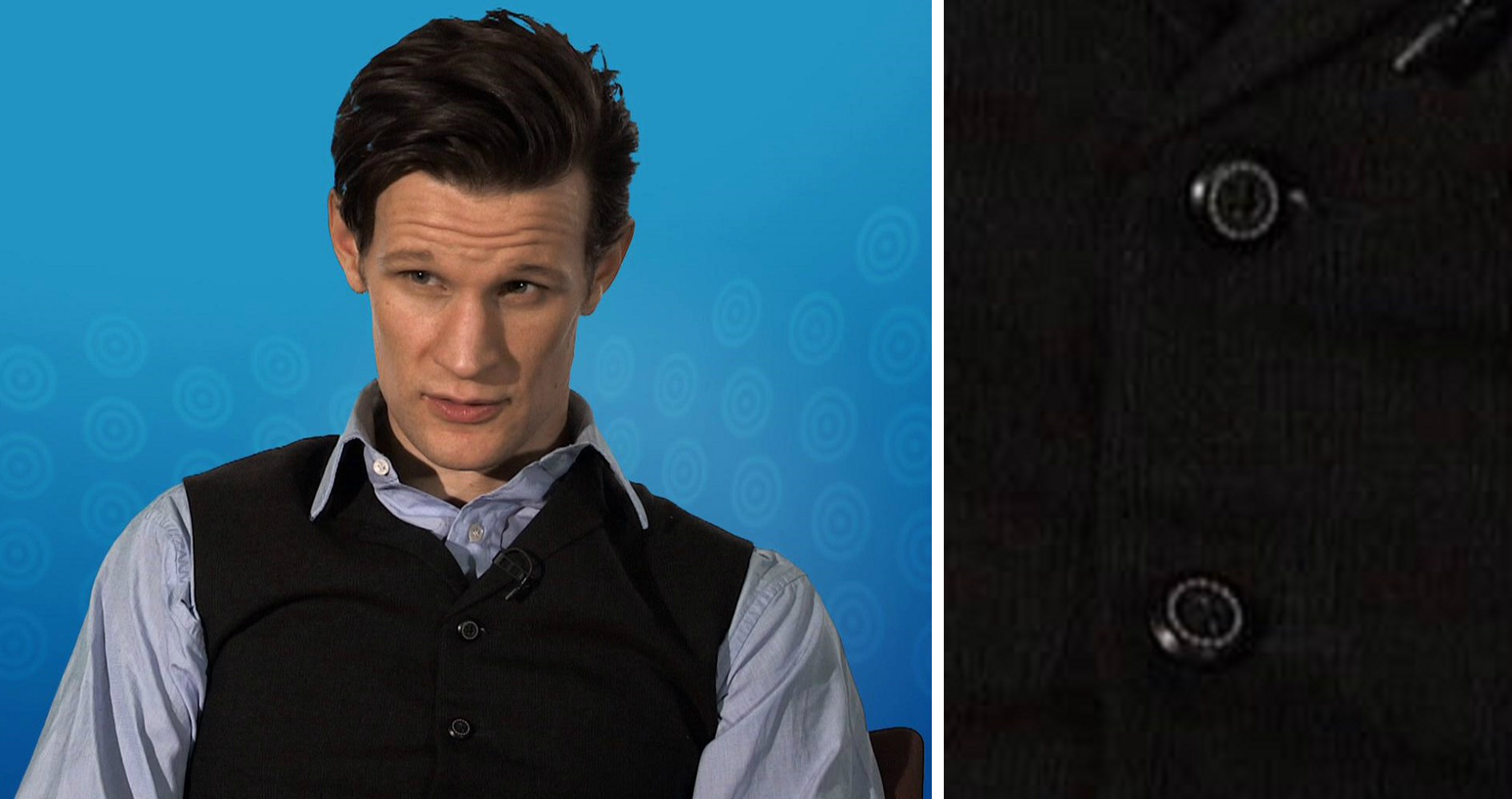 11th Doctor "anniversary" waistcoat buttons