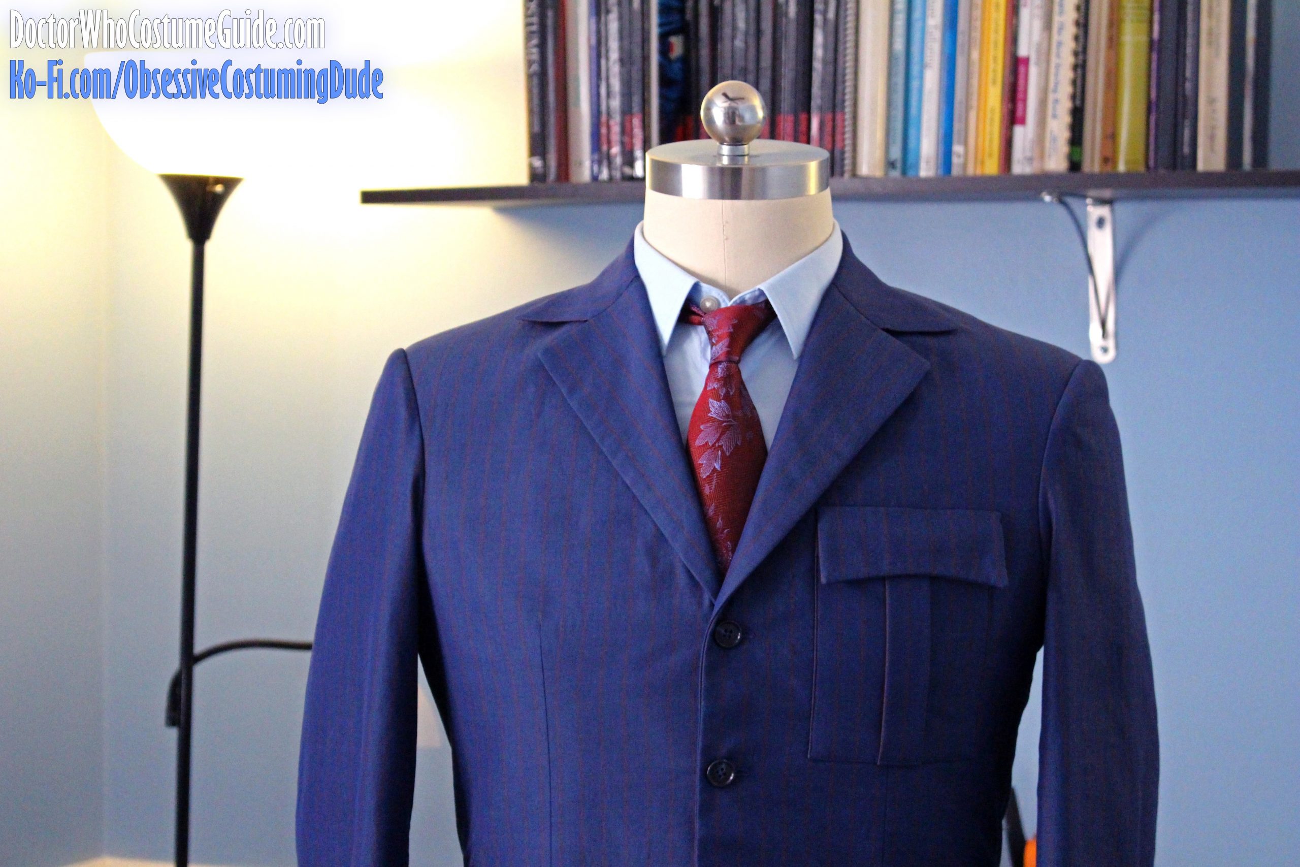 10th Doctor blue suit sewing tutorial - Doctor Who Costume Guide