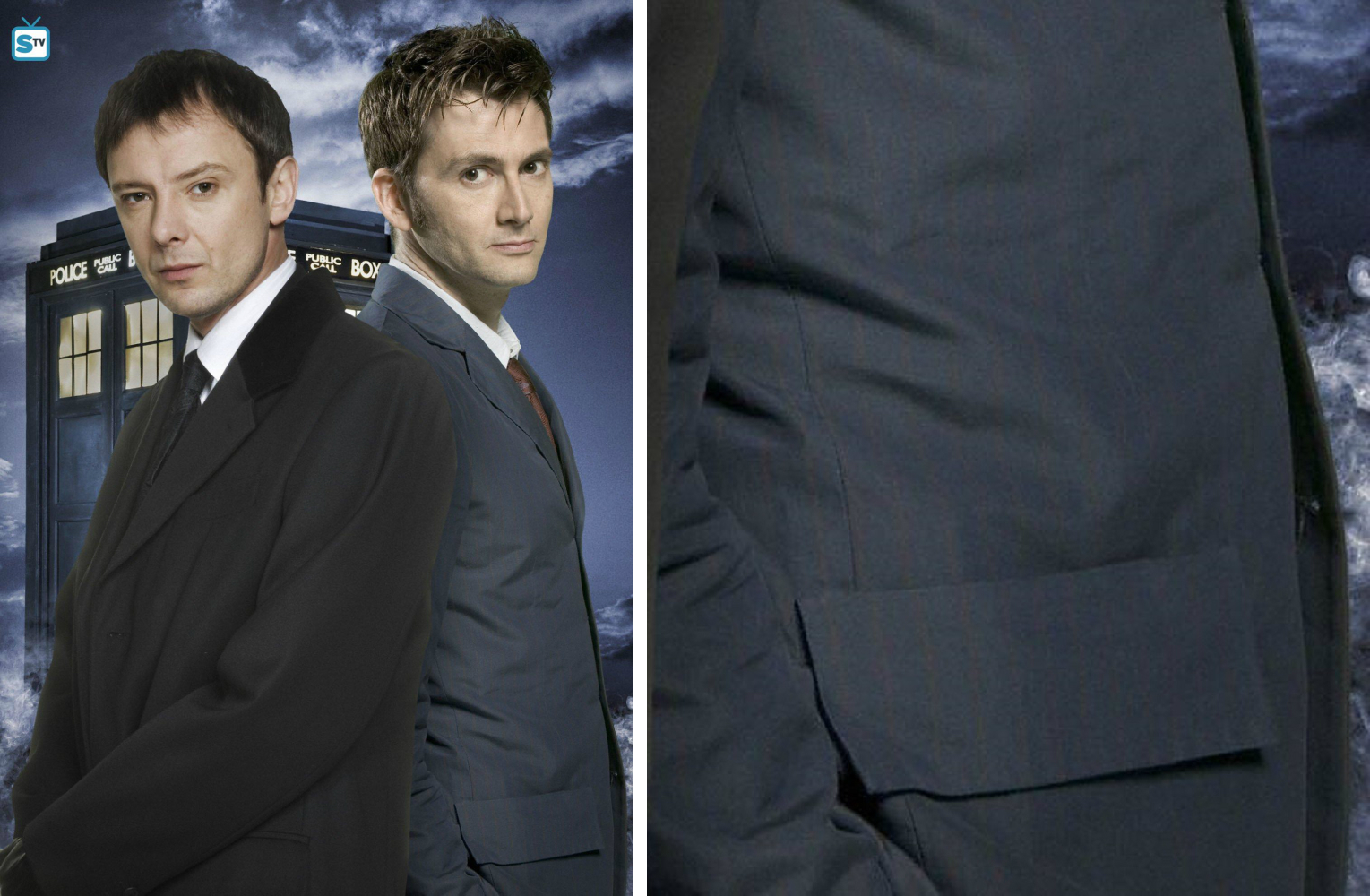 10th Doctor blue suit side panel