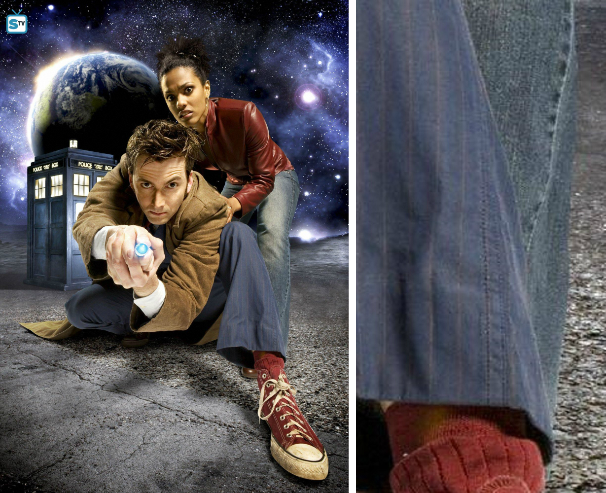 10th Doctor blue suit trousers