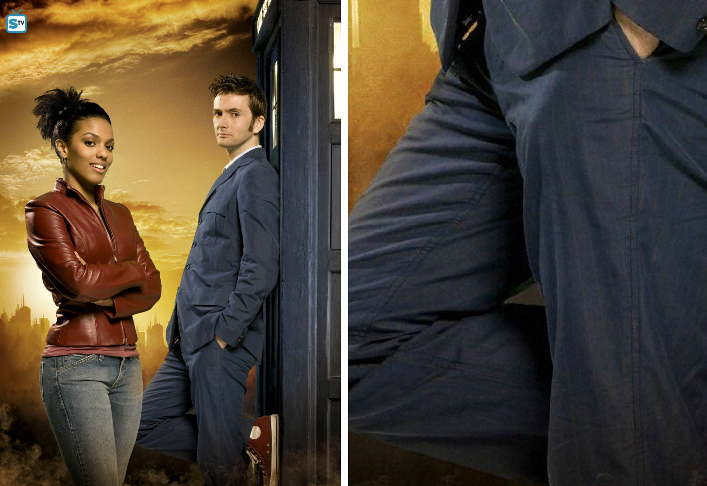 10th Doctor blue suit trousers