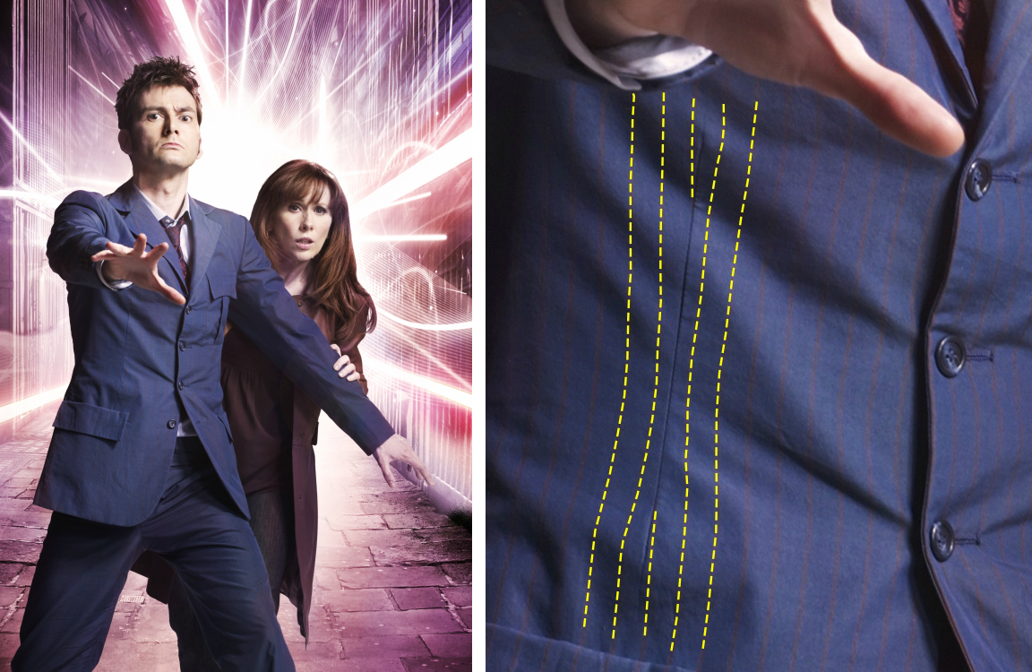 10th Doctor blue suit darts