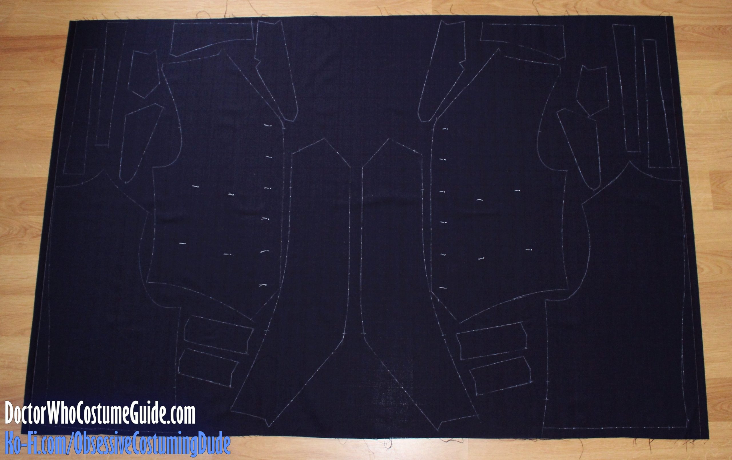 11th Doctor "anniversary" waistcoat sewing tutorial - Doctor Who Costume Guide