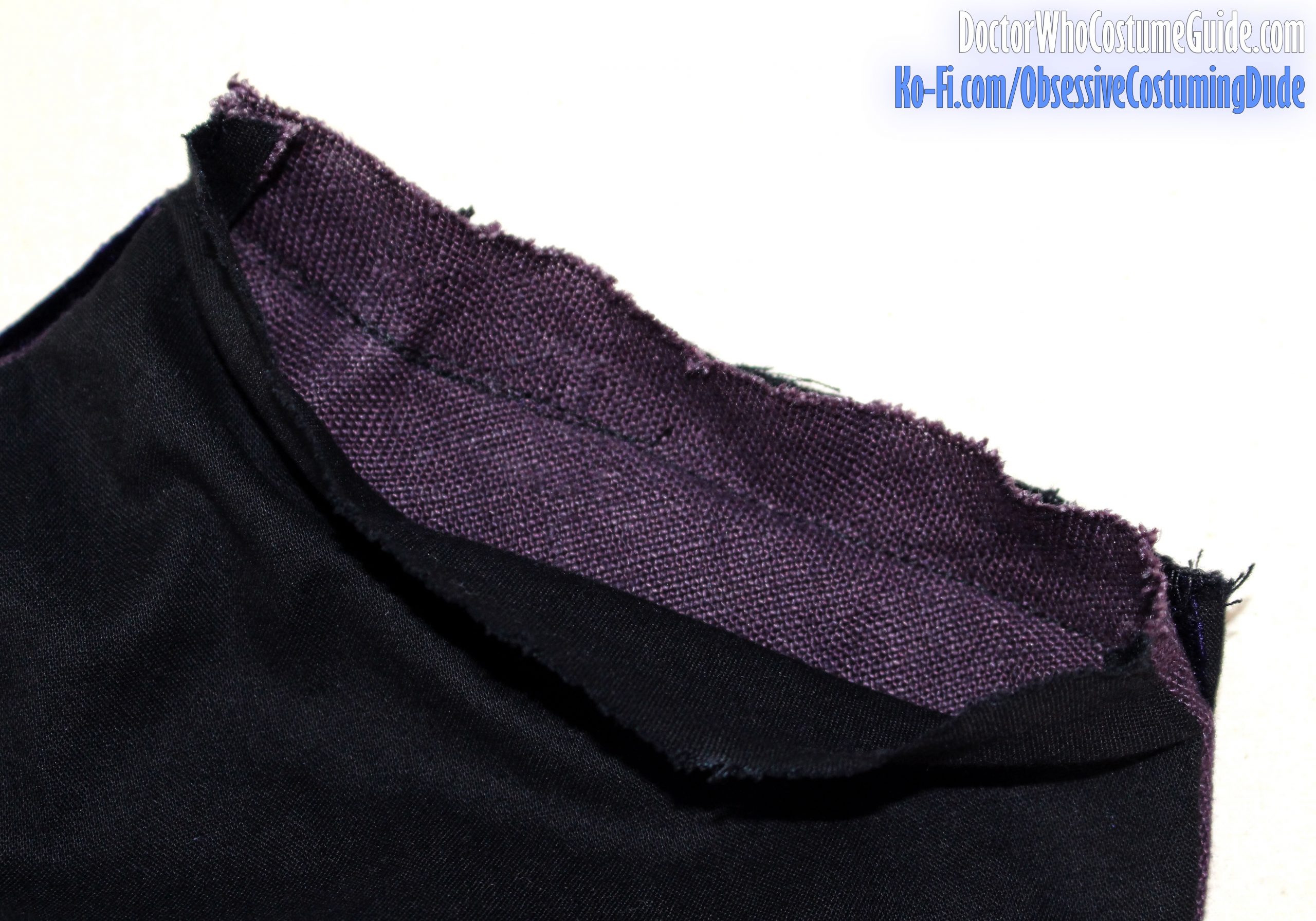 11th Doctor velvet waistcoat sewing tutorial