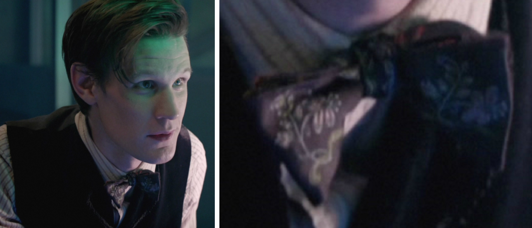 11th Doctor "Snowmen" costume analysis - bow tie